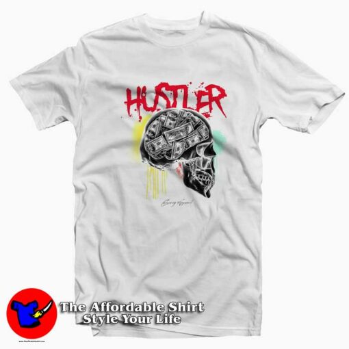 Hustler Mind Money Graphic T-Shirt Cheap