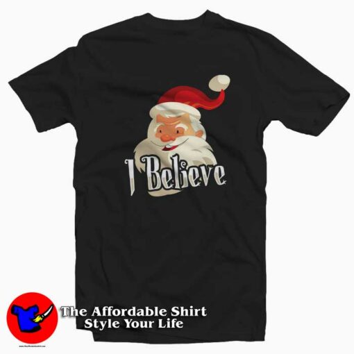 I Believe Santa Christmas Unisex T-shirt On Sale