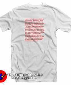 I Don’t Think I Have A Bisexual Or Gay Bone In My Body T-Shirt