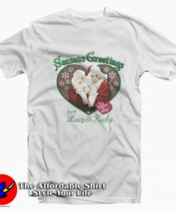 I Love Lucy Seasons Greetings Holiday T-shirt On Sale I Love Lucy Seasons Greetings Holiday T-shirt On Sale