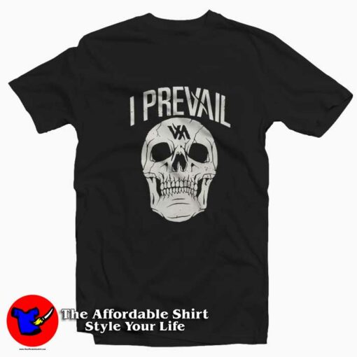 I Prevail Rowdy Skull Rock Band Graphic T-Shirt On Sale