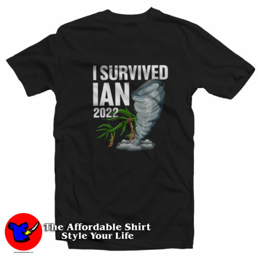 I Survived Hurricane Ian 2022 Florida Unisex T-Shirt On Sale