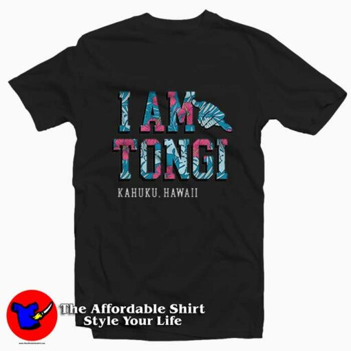 Iam Tongi Kahuku Hawai Mahalo Shoots T-Shirt Black On Sale