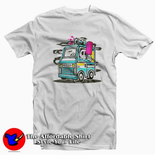 Ice Cream Truck Funny Jason Parody Unisex T-shirt On Sale