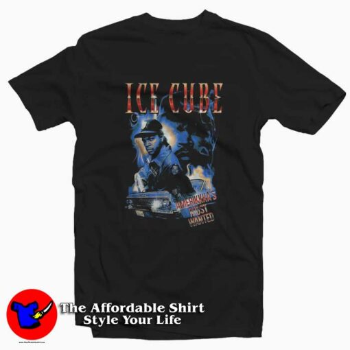 Ice Cube Amerikkka’s Most Wanted Rap T-shirt On Sale