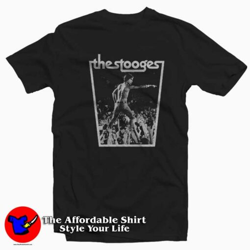 Iggy Pop and The Stooges Concert Graphic T-shirt On Sale