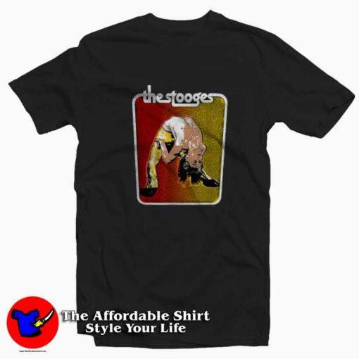 Iggy Pop and the Stooges Backbend Vintage T-shirt On Sale