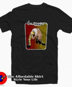 Iggy Pop and the Stooges Backbend Vintage T-shirt On Sale
