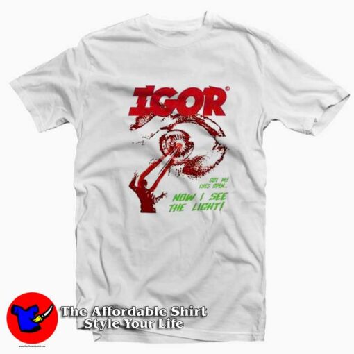 Igor Tour Now I See The Light Graphic Unisex T-shirt On Sale