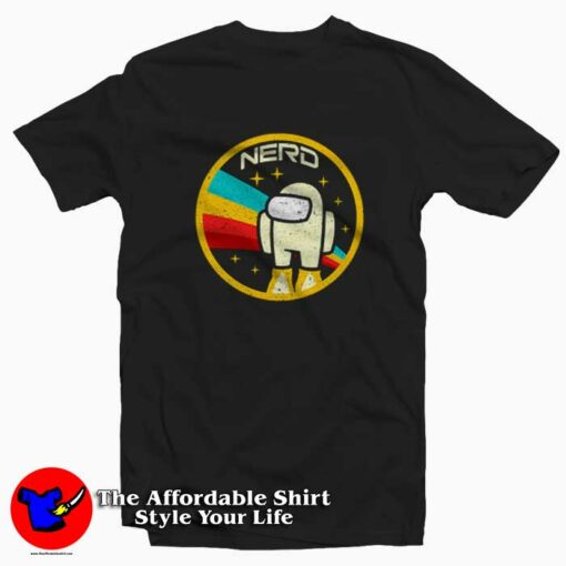 Impostor Among Us And Nasa Parody T-shirt On Sale