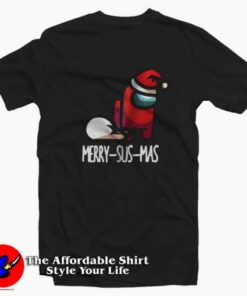 Impostor Among Us Funny Christmas T-shirt On Sale