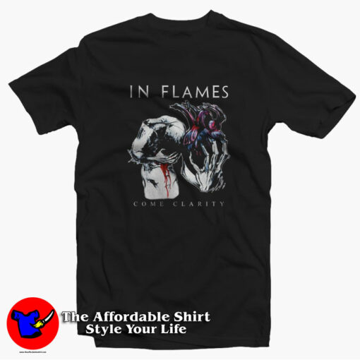 In Flames Come Clarity Vintage Unisex T-Shirt On Sale