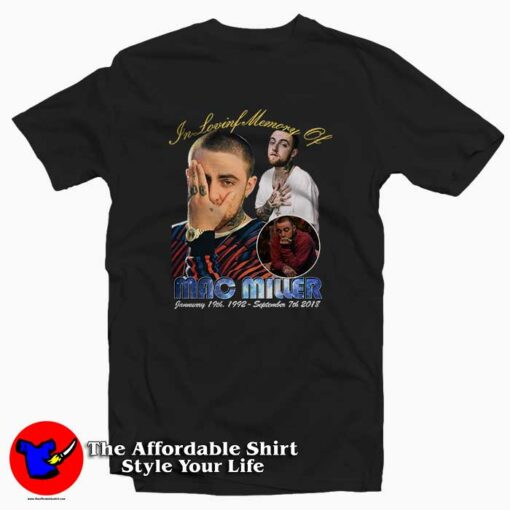 In Loving Memory of Mac Miller Tee Shirt