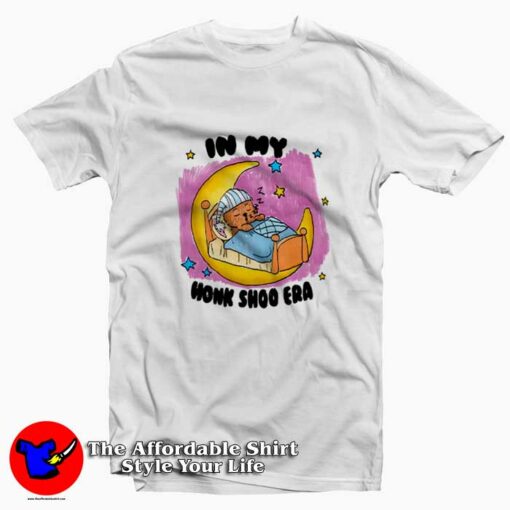 In My Honk Shoo Era Funny Sleeping Bear T-Shirt On Sale