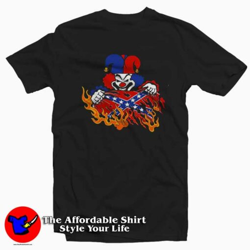 Insane Clown Posse Rebel Flag Graphic Unisex T-Shirt On Sale