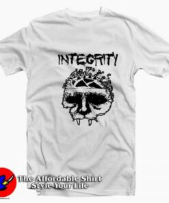 Integrity Skull Mask Vintage Graphic Unisex T-shirt On Sale