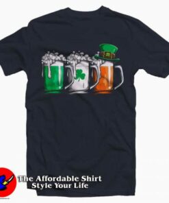 Irish Beer Shirt Ireland Flag St Patricks Day T-Shirt
