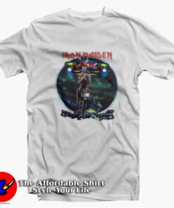 Iron Maiden Somewhere In Time Somewhere On Tour T-Shirt On Sale Iron Maiden Somewhere In Time Somewhere On Tour T-Shirt On Sale