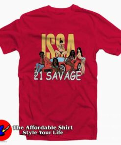 Issa Blanc 21 Savage Tee Shirt Issa Blanc 21 Savage Tee Shirt