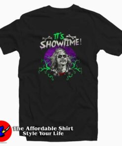 It’s Showtime Beetlejuice Characters Halloween T-shirt On Sale