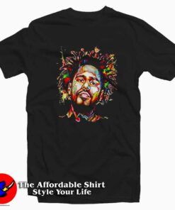 J-Cole Kod Retro Fullcolored Graphic Unisex T-shirt On Sale