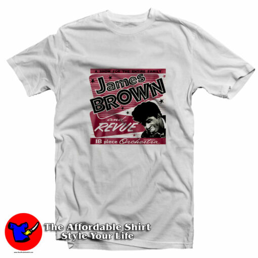 James Brown 18 Piece Orchestra And Revue T-Shirt On Sale