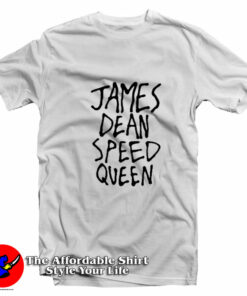 James Dean Speed Queen Funny Graphic T-Shirt On Sale
