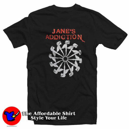 Jane’s Addiction Lady Wheel Vintage Unisex T-Shirt On Sale