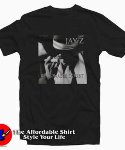 Jay-Z Reasonable Doubt Album Cover Graphic T-Shirt On Sale