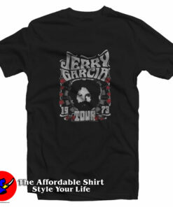 Jerry Garcia Band 1973 Tour Vintage Unisex T-Shirt On Sale
