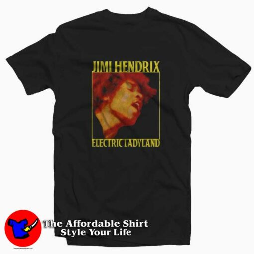 Jimi Hendrix Electric Ladyland Album Unisex T-shirt On Sale