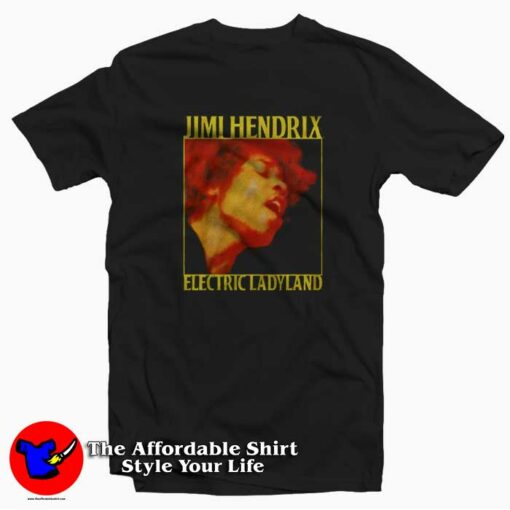 Jimi Hendrix Electric Ladyland Vintage Unisex T-shirt On Sale