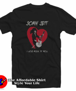 Joan Jett I Love Rock ‘N’ Roll Heart T-Shirt
