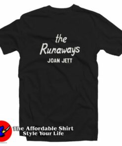 Joan Jett The Runaways Logo T-Shirt