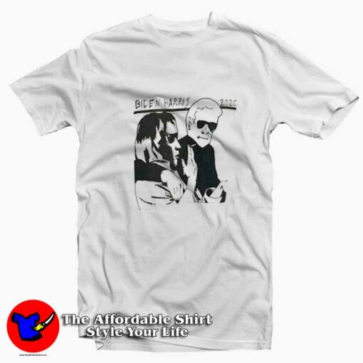 Joe Biden Kamala Harris Parody Sonic Youth T-shirt On Sale