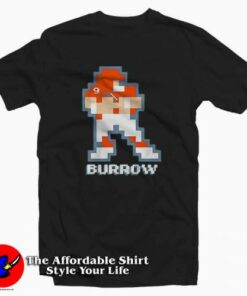Joe Burrow 8 Bit Funny Parody Unisex T Shirt On Sale 2