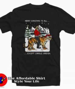 Joe Exotic Tiger King Merry Christmas T-shirt On Sale
