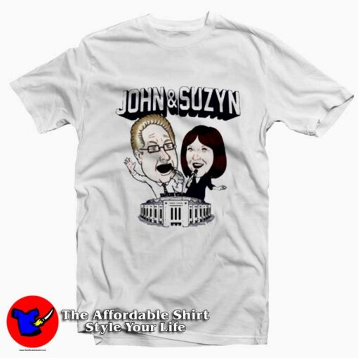 John And Suzyn Night Presented Graphic T-Shirt On Sale