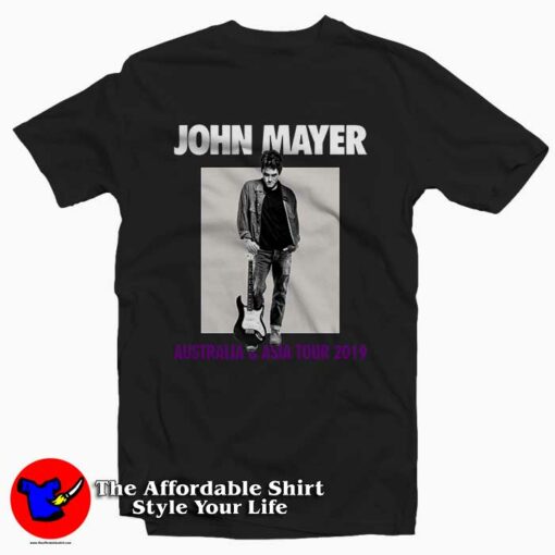 John Mayer Asia Tour 2019 FrontTee Shirt