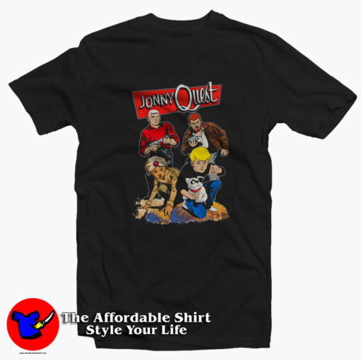 Jonny Quest Hanna-Barbera Cartoon Retro Unisex T-shirt On Sale