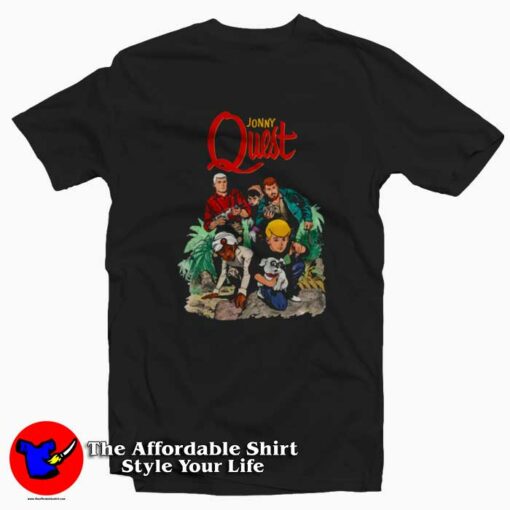 Jonny Quest Vintage Cartoon Throwback T-Shirt On Sale