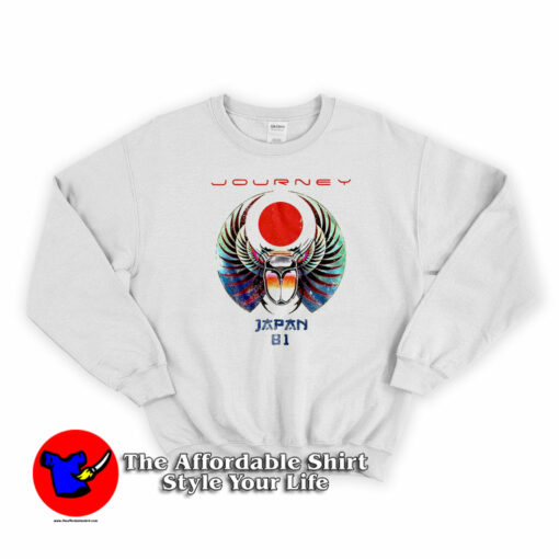 Journey Japan Escape Tour 81 Unisex Sweatshirt On Sale