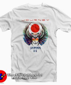 Journey Japan Escape Tour 81 Unisex T-shirt On Sale
