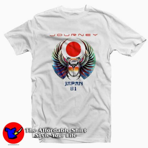 Journey Japan Escape Tour 81 Unisex T-shirt On Sale