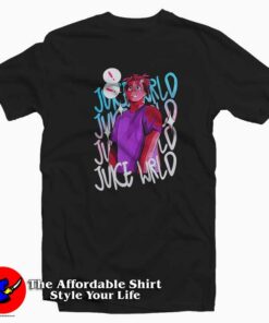 Juice WRLD Anime Portrait Retro Graphic Unisex T-shirt On Sale