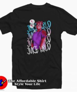 Juice WRLD Anime Portrait Retro Graphic Unisex T-shirt On Sale