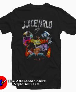 Juice Wrld Rapper 999 Album World Tour T-shirt On Sale