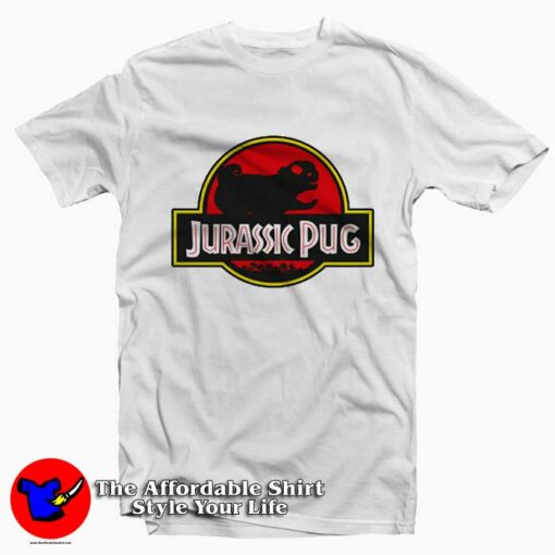 Jurassic Pug Tee Shirt