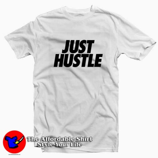 Just Hustle Logo Unisex Graphic T-Shirt Cheap