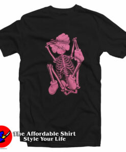 KAWS Skeleton New Fiction Bone Unisex T-Shirt On Sale